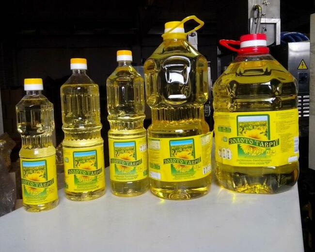Najwyższej jakości rafinowany naturalny olej słonecznikowy