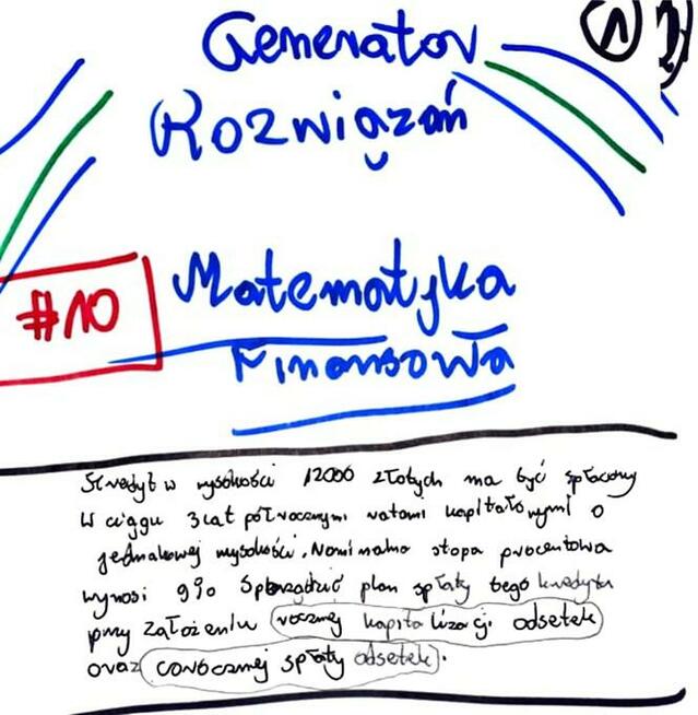 Efektywna stopa zwrotu, Plan spłaty długu - Zestaw rozwiązań