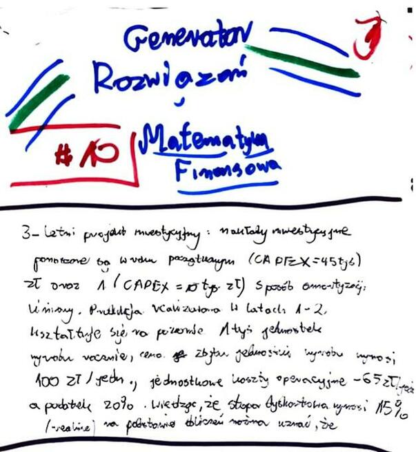 Rekurencja, Równanie charakterystyczne, -Zestaw rozwiązań
