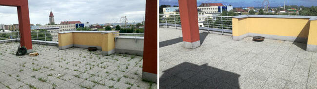 Mycie kostki brukowej granitowej-Mycie elewacji