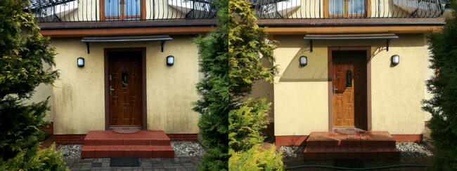 Mycie kostki brukowej granitowej-Mycie elewacji