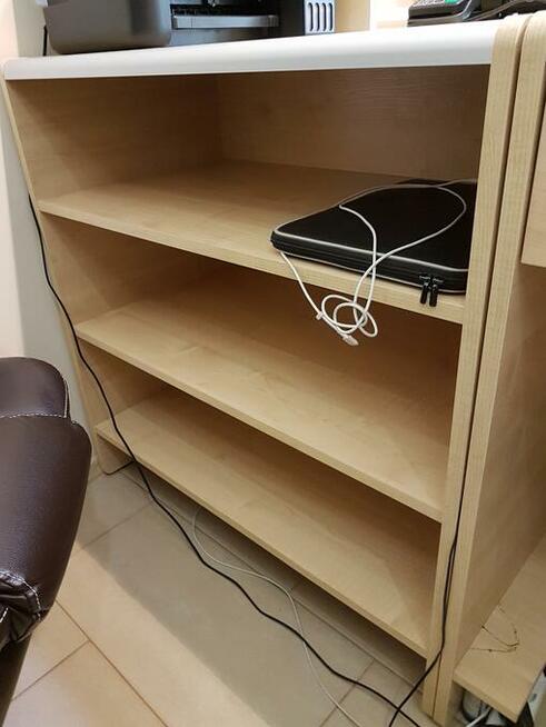 Meble sklepowe - kompletny zestaw (regały, lady, stoły ekspo