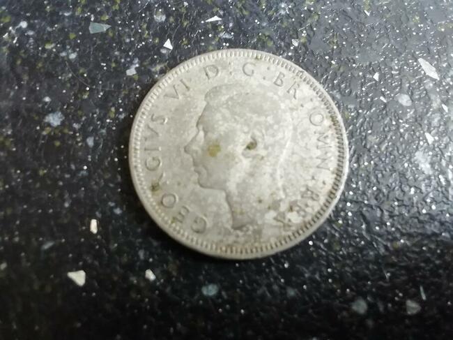 Moneta Wielka Brytania 1948 r Georgy 6