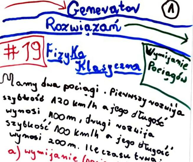 Wymijanie pociągów, oddalajanie - Zestaw rozwiązań.