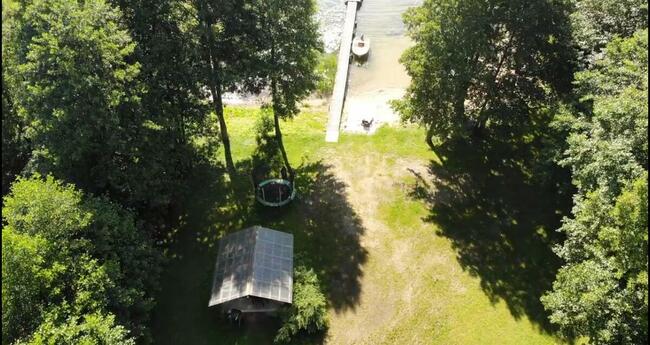 MAZURY drewniana chatka domek letniskowy nad jeziorem