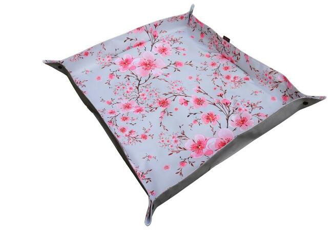 Mata do przesadzania roślin doniczkowych, wzór kwiat wiśni