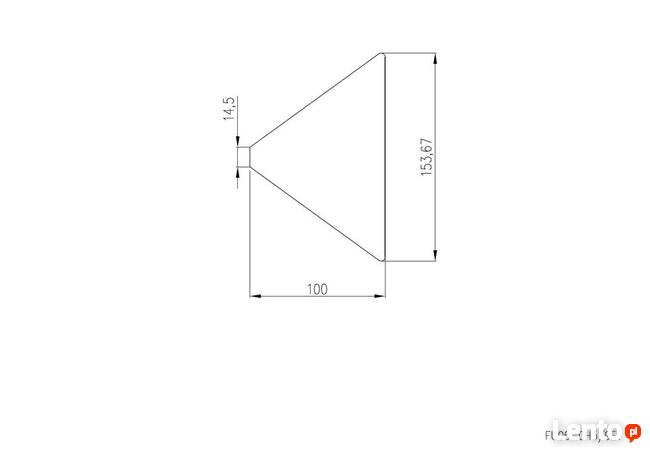 Grot końcówka szpica, szpic do pazura chwytaka do złomu 600