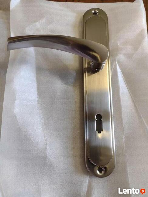 Klamka do drzwi wewn. z długim szyldem - ROMANA M9 nikiel