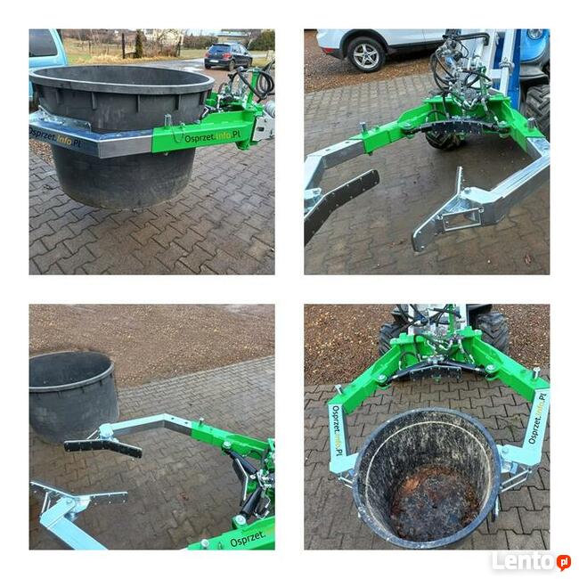 HYDRAULICZNY CHWYTAK DO DONIC I BECZEK – średnica 40-110 cm