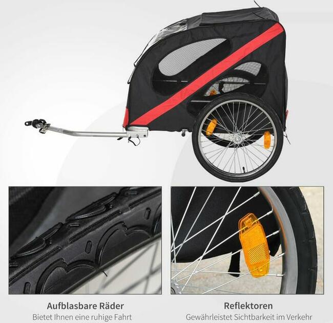 Przyczepka rowerowa dla zwierząt