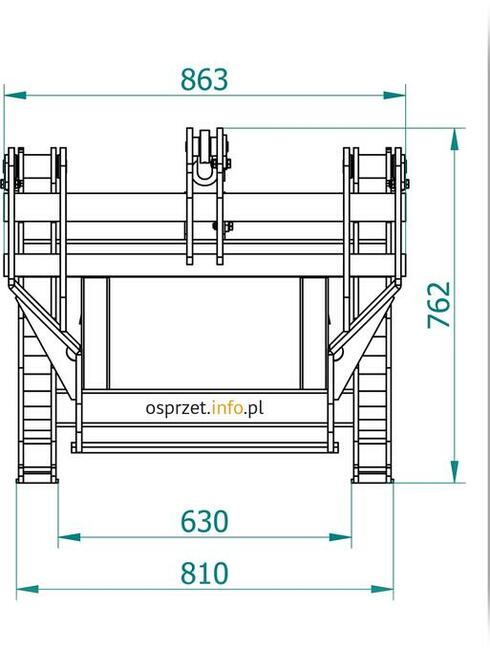 MINI Chwytak do drewna, bali, chrustu do miniładowarki