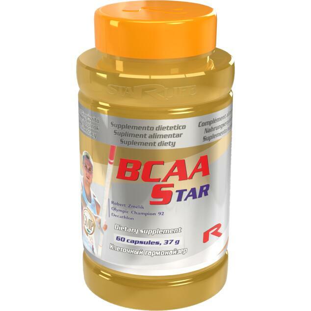 Przyrost masy mięśniowej BCAA Star 500