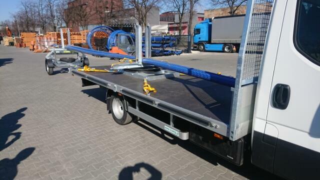 Przyczepa kłonicowa dłużyca Przewóz długich elemntów