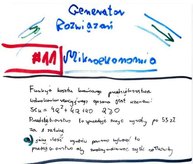 Cenowa elastyczność popytu, maksymalizacja zyskRozwiązania