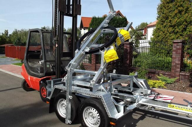 Przyczepa kłonicowa dłużyca Przewóz długich elemntów