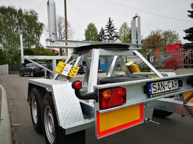 Przyczepa kłonicowa dłużyca Przewóz długich elemntów