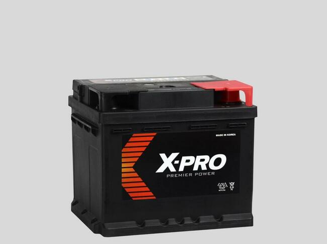 788x645x112 Akumulator X-PRO 43Ah 450A EN niski Prawy Plus