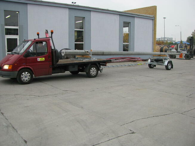 Przyczepa kłonicowa dłużyca Przewóz długich elemntów