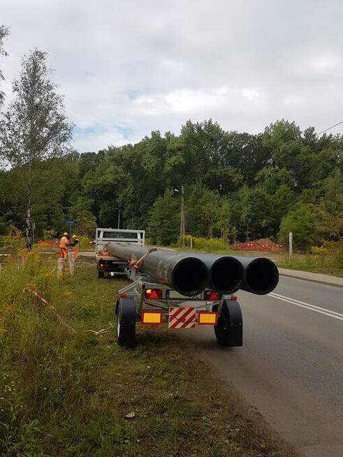 Przyczepa kłonicowa dłużyca Przewóz długich elemntów