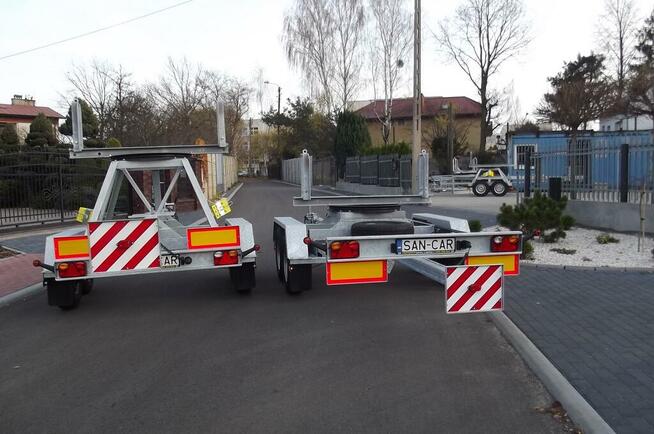 Przyczepa kłonicowa dłużyca Przewóz długich elemntów