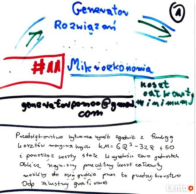 Przeciętny koszt całkowity, elastyczność Rozwiązania