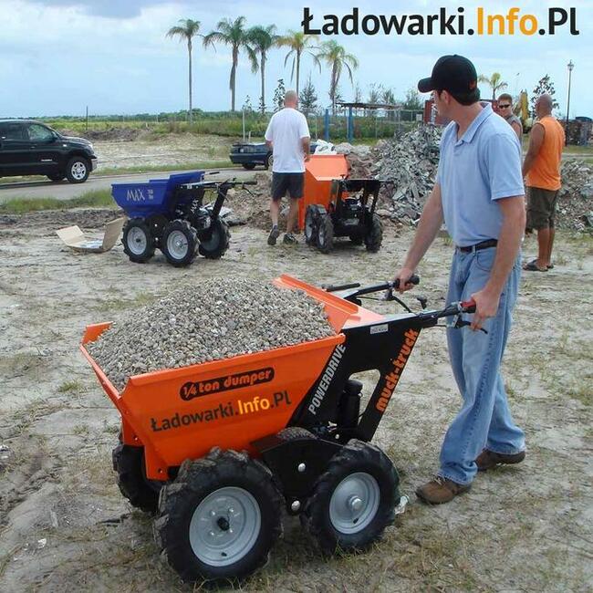 Muck -Truck - Mini wozidło taczka samojezdna - 250 kg /170L