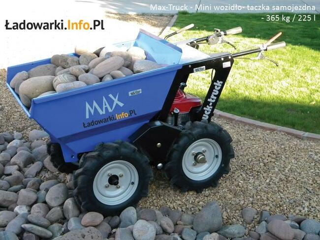 Max-Truck - Mini wozidło- taczka samojezdna - 365 kg / 225 l