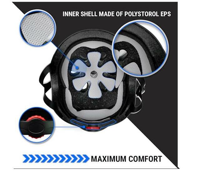 Kask dla dziecka na BMX Rolki SkullCap S 53-55cm biały