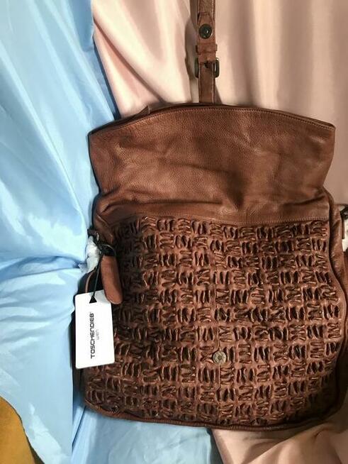 Duża Torba Na Ramię Ze Skóry Bydłęcej Taschendieb Wien