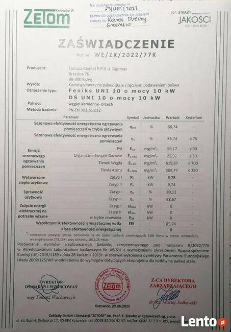 Piec kocioł zasypowy 10kw 100m2 na węgiel i drewno 5klasa