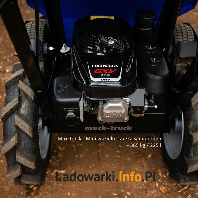 Max-Truck - Mini wozidło- taczka samojezdna - 365 kg / 225 l