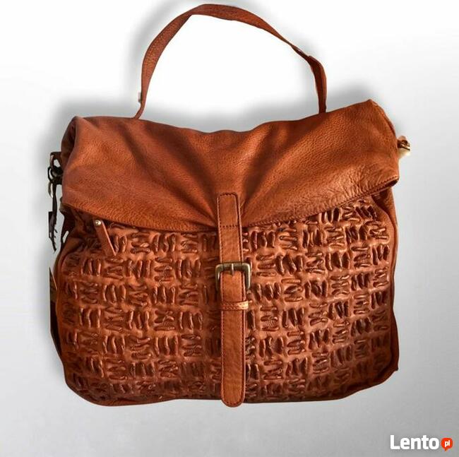 Duża Torba Na Ramię Ze Skóry Bydłęcej Taschendieb Wien