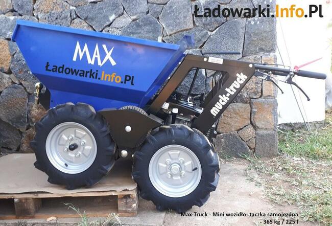 Max-Truck - Mini wozidło- taczka samojezdna - 365 kg / 225 l