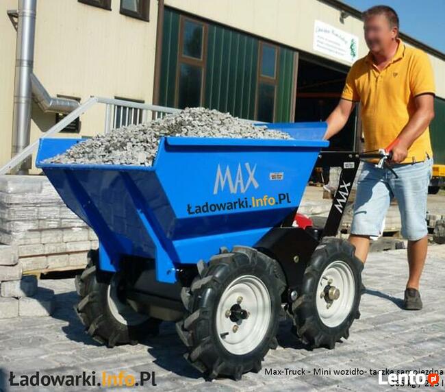 Max-Truck - Mini wozidło- taczka samojezdna - 365 kg / 225 l
