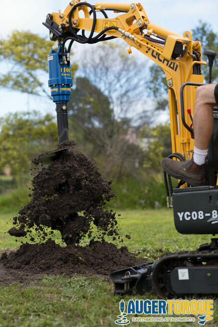 Hydrauliczna wiertnica X1500 Auger Torque do małych koparek