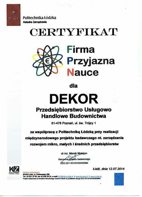 Zacieraczka do betonu - Dekor - 5 lat gwarancji