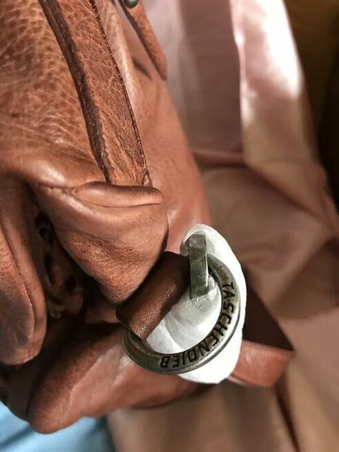 Duża Torba Na Ramię Ze Skóry Bydłęcej Taschendieb Wien