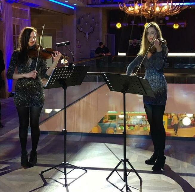 Dwie skrzypaczki - duet skrzypcowy - na ślub lub przyjęcie