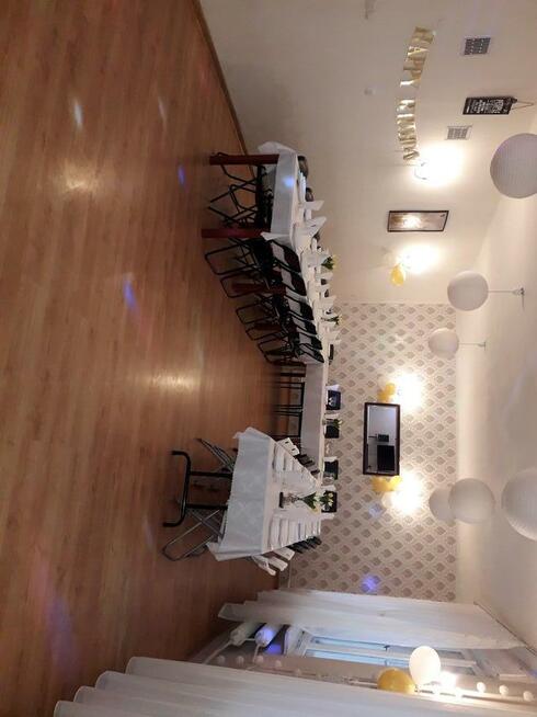 Sala do organizacji przyjęć okolicznościowych z kuchnią