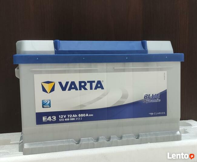 Akumulator VARTA Blue Dynamic E43 72Ah 680A