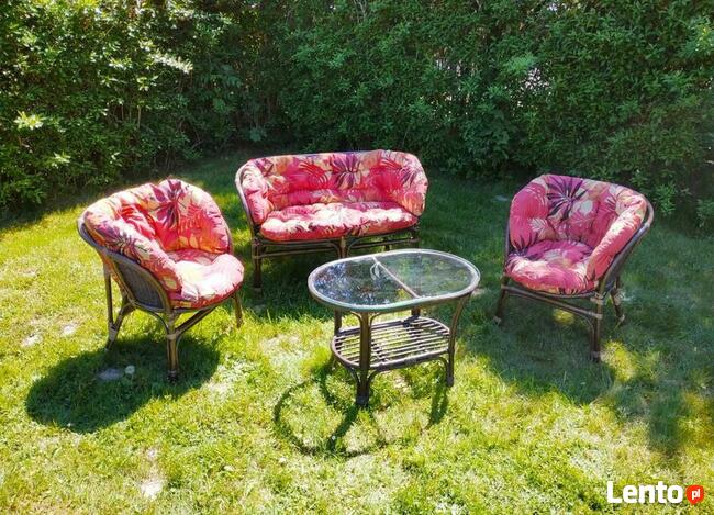 Meble ogrodowe z rattanu naturalnego - figa