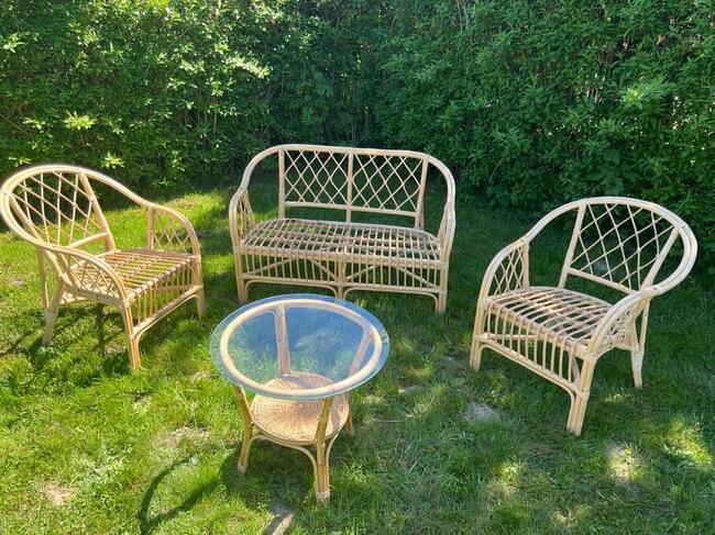 Komplet mebli rattanowych - JASKIER