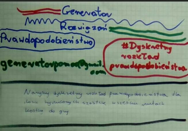 Dyskretny rozkład prawdopodobieństwa-Zestaw Rozwiązań.