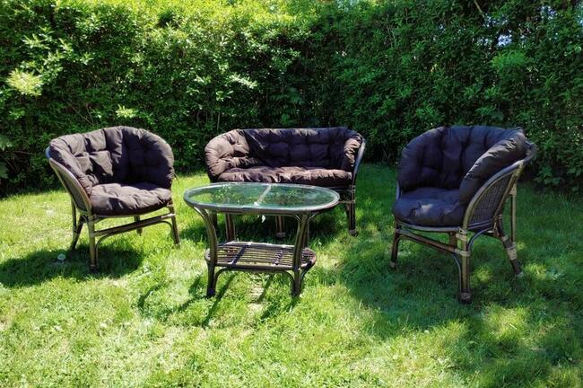 Meble ogrodowe z rattanu naturalnego - figa