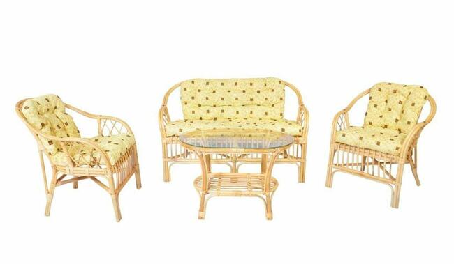 Komplet mebli rattanowych - JASKIER