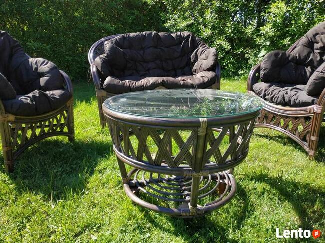 Meble ogrodowe z rattanu naturalnego - STORCZYK