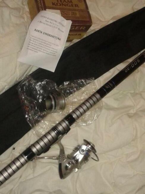 nowa wędka KONGER SPIRADO bolognese 500 kołowrotek