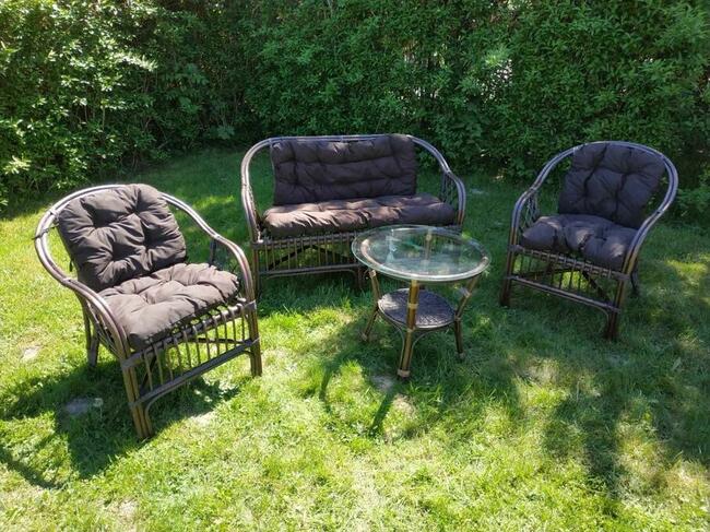 Komplet mebli rattanowych - JASKIER