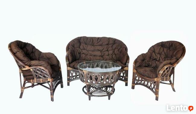 Meble ogrodowe z rattanu naturalnego - STORCZYK