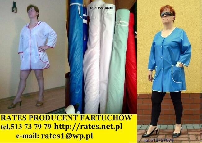 Fartuchy robocze jakich szukasz. Rates Producent Fartuchów